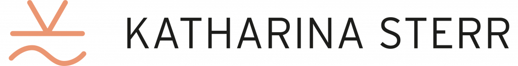 Katharina Sterr Logo Black Peach